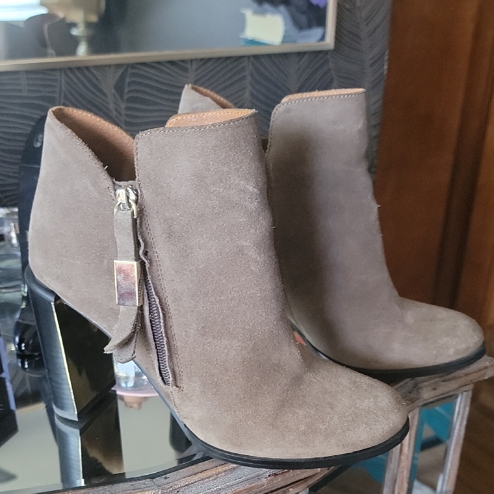 See By Chloe Tan Suede Ankle Boots